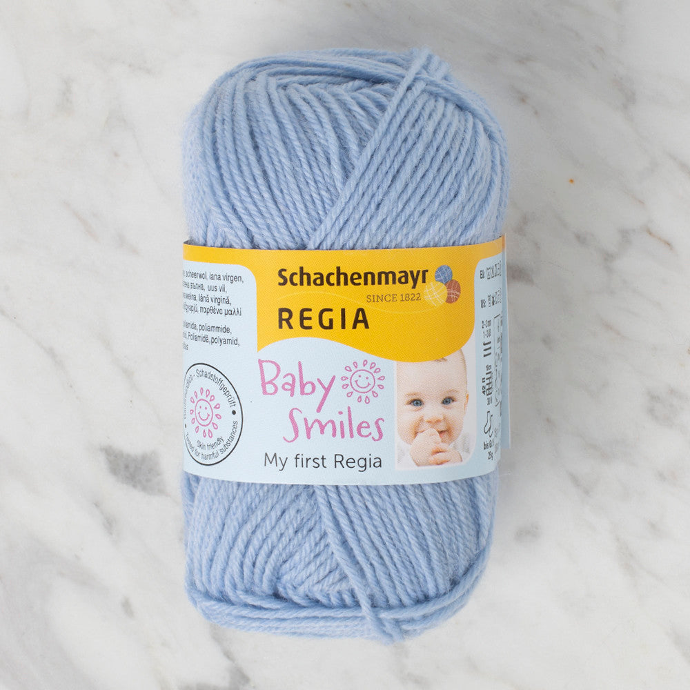 SMC Baby Smiles My First Regia Açık Mavi 25 gr El Örgü İpi - 9801296 - 01054